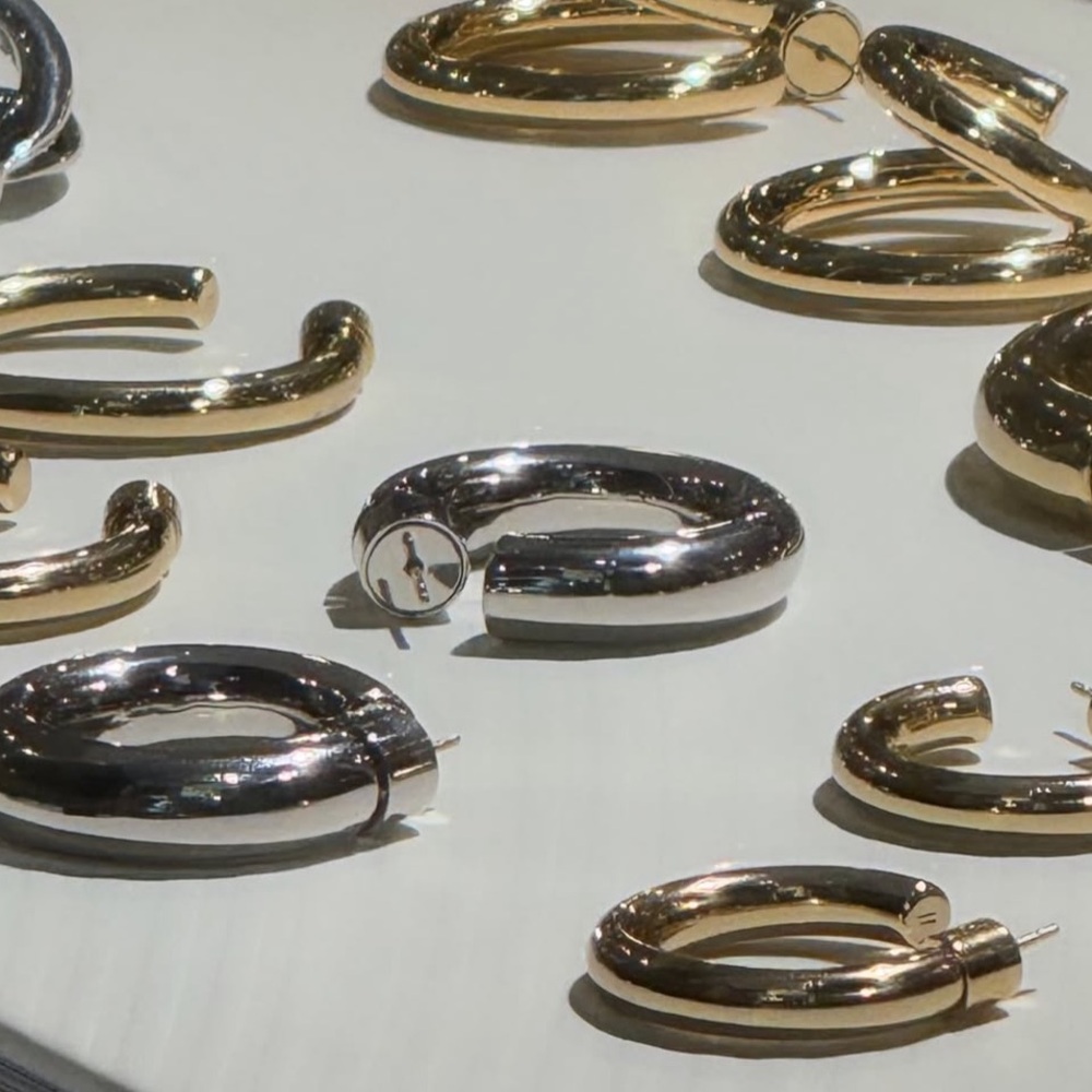 Sophie Buhai Small Everday Hoops - Sterling - Picture 15 of 15
